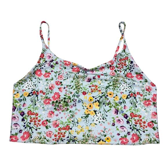 Alice + Olivia Womens Size M Penny Scoop Neck Crop Top - Picture 1 of 6